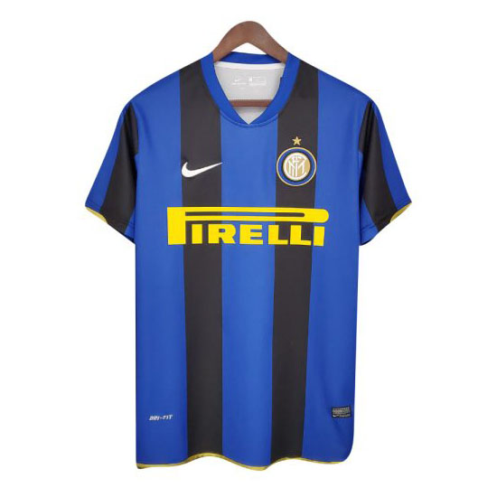 Camiseta Inter Milan 1ª Retro 2008 2009 Azul